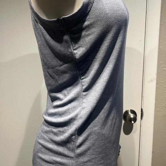 Nostalgia Gray Fitted Tank Top Sleeveless - Picture 6 of 9